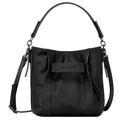 Longchamp Crossbody Bag S  3d In Black