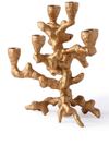Polspotten Small Apple Tree Candle Holder In Gold
