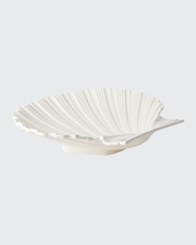 Aerin Shell Large Platter In White