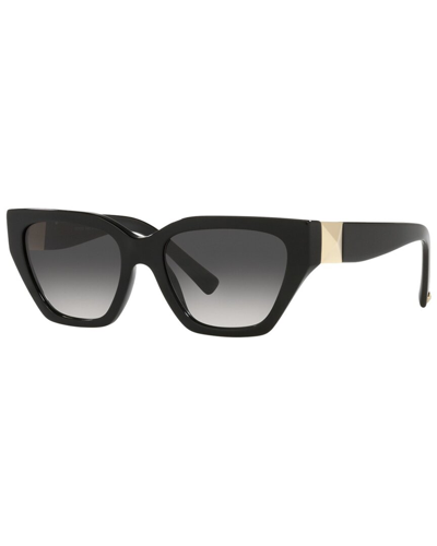 Valentino Garavani Valentino  Va 3049 5001 53mm Mens Cat-eye Eyeglasses 53mm In Black