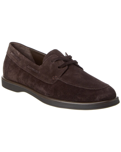 Vince Men's Cillian Suede Slip-on Oxfords In Brown