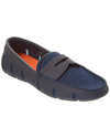 Swims Lace Loafer In Blue