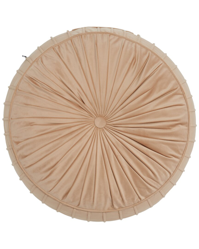 Safavieh Clary Round Floor Pillow In Gold