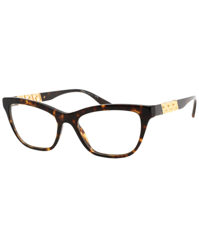 Versace Women's Ve3318 52mm Optical Frames In Brown