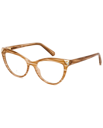 Swarovski Women's Sk5268 51mm Optical Frames In Brown