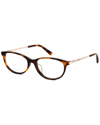 Swarovski Women's Sk5379-d  53mm Optical Frames In Brown