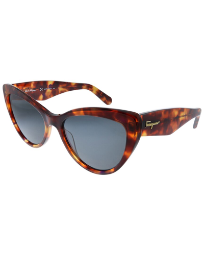 Ferragamo Women's 56mm Sunglasses In Brown