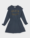 GOLDEN GOOSE GIRL'S JOURNEY SWEATSHIRT DRESS