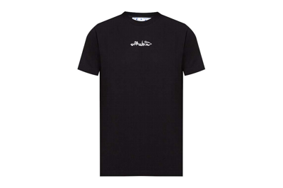 Pre-owned Off-white Logo T-shirt Black