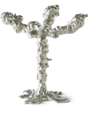 Polspotten Four-arms Drip Candle Holder In Silver