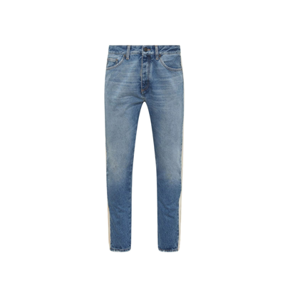 Palm Angels Regular Fit Jeans In Blue