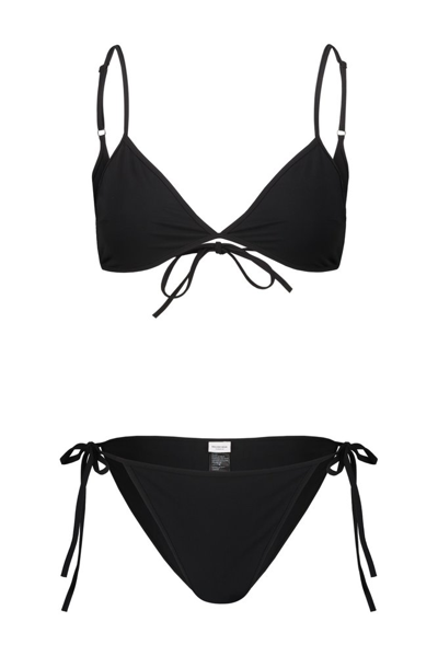 Balenciaga Black Minimal Self-tie Bikini In Default Title