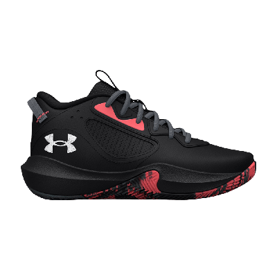 Pre-owned Under Armour Lockdown 6 Gs 'black Blitz Red'