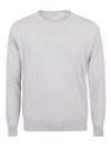 Ballantyne Round-neck Cotton Sweatshirt In Grey