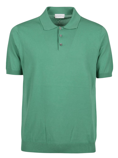 Ballantyne Short-sleeve Cotton Polo Shirt In Green