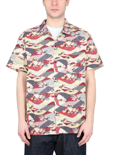 Ymc You Must Create Graphic-print Short-sleeve Shirt In Multi