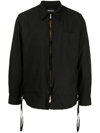 Undercover Zip-up Lightweight Jacket In Black