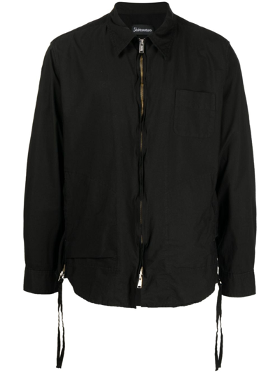 Undercover Zip-up Lightweight Jacket In Black