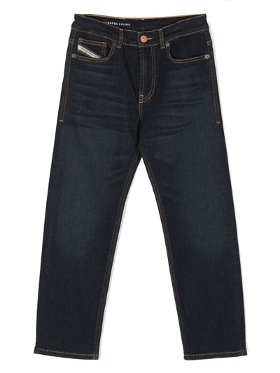 Diesel Kids' 2010-j Straight-leg Jeans In Blue