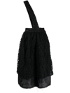 COMME DES GARÇONS FLORAL-LACE HIGH-WAISTED SKIRT