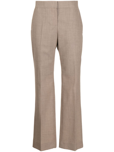 The Row Baer Trouser In Beige Melange