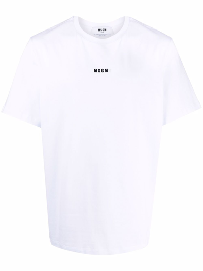 Msgm T-shirt In White