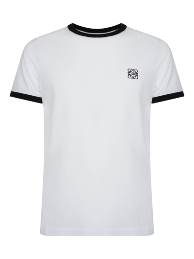 Loewe Anagram T-shirt In White_black