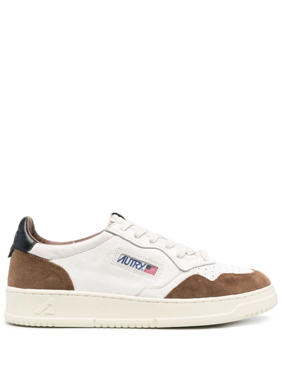 Autry Sneakers With Logo Application In Brown