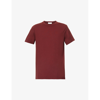 7 FOR ALL MANKIND 7 FOR ALL MANKIND MEN'S RED FEATHERWEIGHT SHORT-SLEEVED COTTON-JERSEY T-SHIRT,67715740