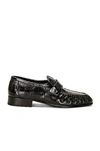 The Row 25mm Soft Eel Leather Loafers In Black