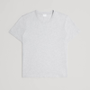 Asket The T-shirt Grey Melange In Grey Melange
