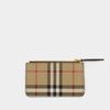 Burberry Kelbrook Cardholder -  - Thermoplastic - Beige In Beige