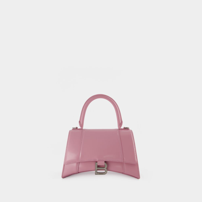 Balenciaga Hourglass S Tasche -  - Leder - Powder Pink