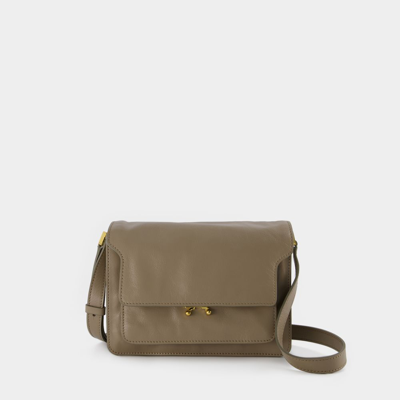 Marni Hobo Medium Trunk Bag -  - Leder - Braun In Brown