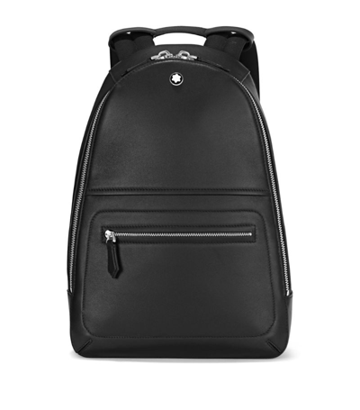 Montblanc Leather Select Backpack In Black