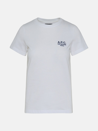Apc Denise White Cotton T-shirt
