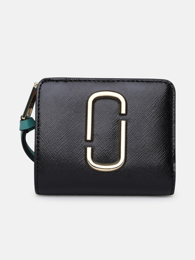 Marc Jacobs (the) Multicolor Leather Mini Snapshot Wallet In Black