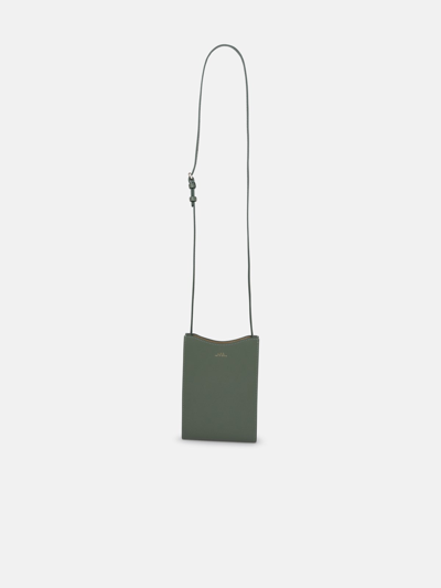 A.p.c. Jamie Green Leather Bag