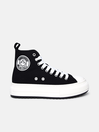 Dsquared2 Black Canvas Berlin Sneakers