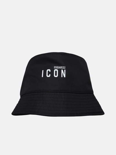 Dsquared2 Black Nylon Hat