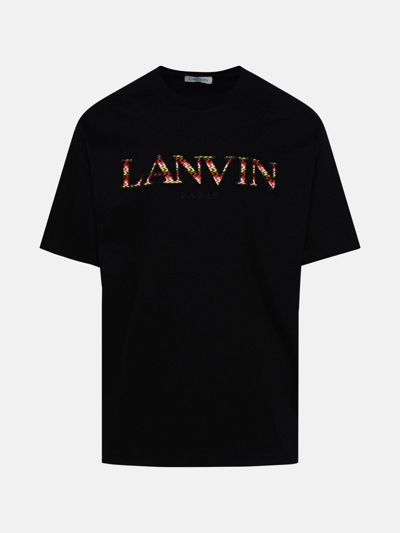 Lanvin Black Cotton T-shirt