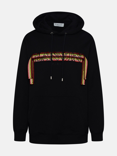 Lanvin Black Cotton Sweatshirt