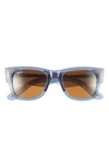 Ray Ban Mega Wayfarer 51mm Square Sunglasses In Brown