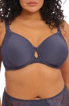 Elomi Charley Full Figure Spacer Underwire Bra In Storm