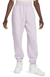 Nike Sportswear Phoenix High Waist Fleece Sweatpants In Doll/ Sail