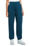 Nike Sportswear Phoenix High Waist Fleece Sweatpants In Valerian Blue/ Sail