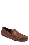 To Boot New York Men's Magnus Leather Driving Moccasins In Burnished Tan 