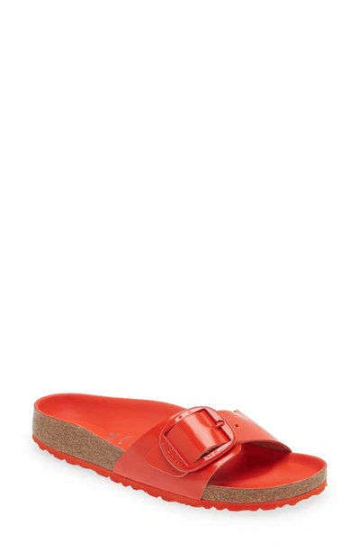 Birkenstock Women's Madrid Big Buckle Sandals In Tomato