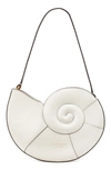KATE SPADE KATE SPADE NEW YORK WHAT THE SHELL SPAZZOLATO NAUTILUS SHELL LEATHER SHOULDER BAG