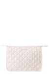 MZ WALLACE METRO SEQUIN QUILTED NYLON CLUTCH